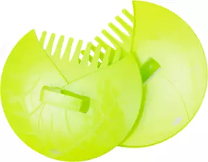Pair of Leaf Scoops, Hand Rakes for Lawn and Garden Cleanup (Qi003286),Green - Picture 1 of 9