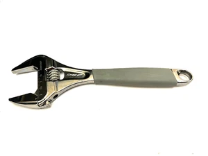 Snap on Tools NEW ADHW12ADT 12" Titanium Soft Grip Wide Mouth Adjustable Wrench - Foto 1 di 9