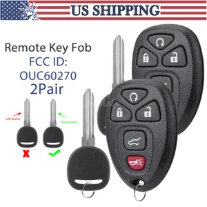 2 para 2007 2008 2009 2010 2011 2012 2013 2014 - 2016 GMC Acadia mando a distancia + llave - Imagen 1 de 14