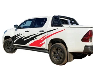 Mud Splash Stripe Graphics Sticker For Toyota Hilux Side Door Trunk Decals Vinyl - Picture 1 of 6