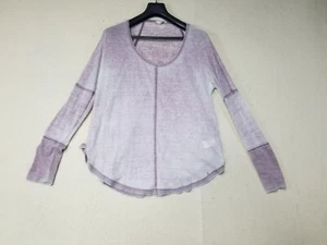 Lucky Brand Women Top Blouse Long Sleeve Pink Size Large  See Pics  - Picture 1 of 8