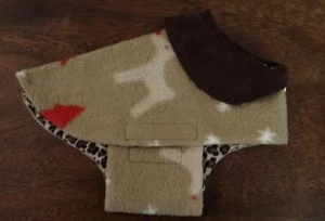 Abrigo de lana de vacaciones de Navidad para perro talla XS por Bark Avenue originales - Imagen 1 de 6