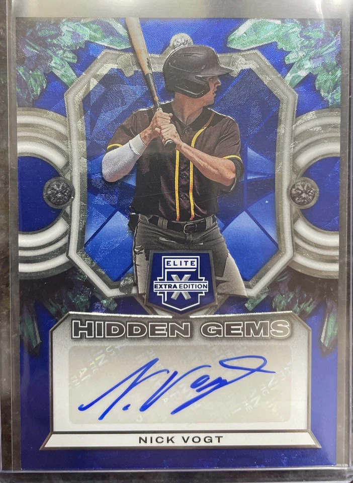 2023 Panini Elite Extra Edition Hidden Gems Nick Vogt AUTO Padres - Image 1 of 1