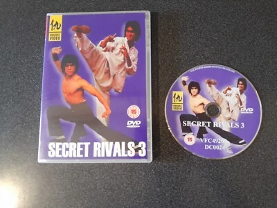 Secret Rivals 3 1981 DVD Classic Old School Kung Fu Film John Liu Alexander Lo - Image 1 of 3