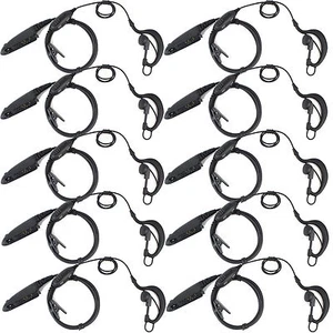 Wholesale 10 x PTT EarHook Earpiece for Motorola GP328 GP340 GP360 GP380 Radio - Picture 1 of 11