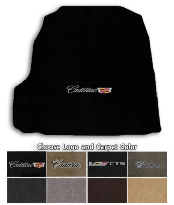 Alfombra maletero Cadillac CTS 1 pieza Velourtex - Elige color y logotipo Foto 1 de 4