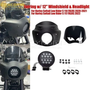 Front Fairing Windshield w/ Headlight for Harley Softail Low Rider S FXLRS 20-21 - Picture 1 of 8