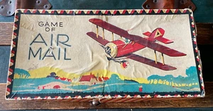 Antique Milton Bradley Game of Air Mail #4021 - Picture 1 of 4