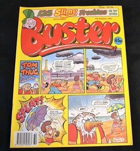 UK Comic Buster 19/08/94 August 19th 1994 Tom Thug on Holiday! - Picture 1 of 9