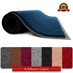 Non Slip Rubber Back Barrier Door Mat Large Heavy Duty Kitchen Rugs Hall Runner - Picture 1 of 75