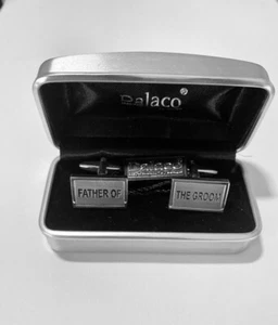 FATHER OF THE GROOM   Cufflinks by Dalaco in Presentation Box DALACO 900228 - Picture 1 of 2