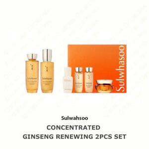 Sulwhasoo Concentrated Ginseng Renewing 2pcs Set New Water Emulsion Moisturizing