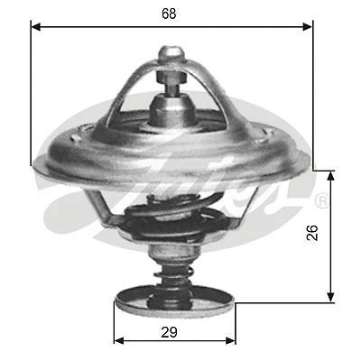 VALVOLA TERMOSTATICA TALBOT HORIZON 1.9 DIESEL – JEEP CJ5 / CJ8 2.1 D - Immagine 1 di 1