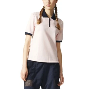 Adidas Originals Women's Polo Osaka T-Shirt Icey Pink bq5740 - Picture 1 of 6