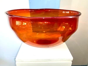 Art Glass Elliptical BOWL attributed to Chihuly - Picture 1 of 14