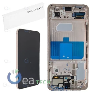 DISPLAY LCD ORIGINALE SAMSUNG SERVICE PACK PER GALAXY S22 5G SM-S901 ROSA GOLD - Picture 1 of 4