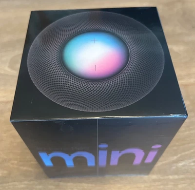 GENUINE APPLE HOMEPOD MINI SMART INTELLIGENT ASSISTANT SIRI SPEAKER SPACE GRAY - Image 1 of 3