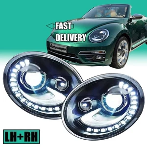 LED Replacement Headlight Assembly High Low Beam For Volkswagen Beetle 2013-2019 - Picture 1 of 13