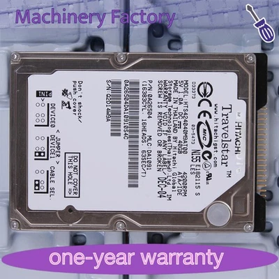 HITACHI HTS424040M9AT00 40 GB HDD 2.5" 2MB 4200 RPM IDE Laptop Hard Disk Drive - Image 1 of 2