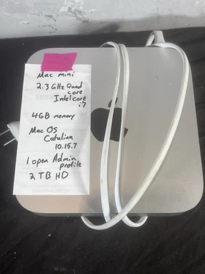 Apple Mac Mini 2012 A1347 Catalina i7 2.3 GHz 16GB Ram  2TB HDD - Image 1 of 4