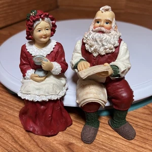 Santa & Mrs. Claus Shelf Sitters 4.25 inches - Picture 1 of 16