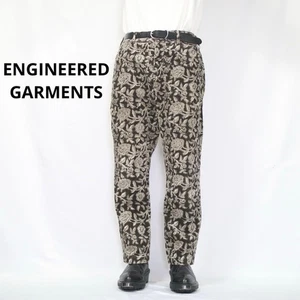 Pantalones de pana Engineered Garments con patrón floral sueltos por todas partes - Imagen 1 de 13
