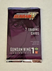 Mobile Suit Gundam Wing Trading Cards Sealed Pack Bandai Upper Deck 2000 - Picture 1 of 2