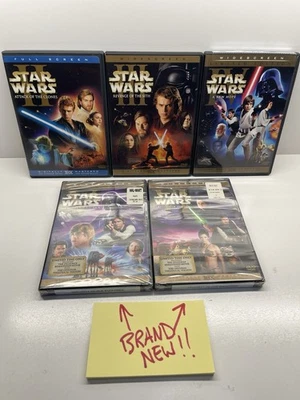 Star Wars Limited Edition Original Theatrica DVD’s III,II,IV,V,VI (2) Brand New - Image 1 of 4
