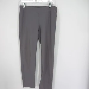 Pantalones de crepé elásticos de tiro bajo Eileen Fisher minimalistas talla XS 30 X 27 - Imagen 1 de 6
