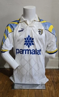 Puma Xl/XXL 1995-96 AC Parma Home Soccer Football Jersey - Image 1 of 4