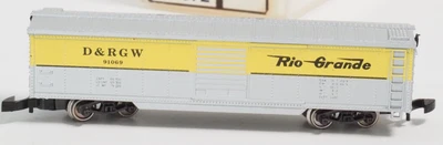 8677  Marklin Z-scale  D&RGW RIO GRANDE railroad USA Box car , wrong box - Image 1 of 2