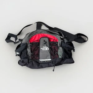 The North Face Day Hiker Lumbar Pack Body Bag Black Gray Red Hiking 11x14 - Picture 1 of 10