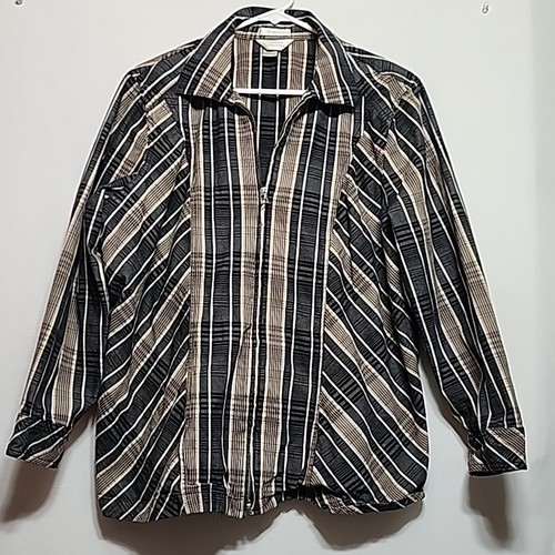 VETEMENTS Giacca CJ Banks full zip taglia 1X multicolore tasche zip elasticizzata