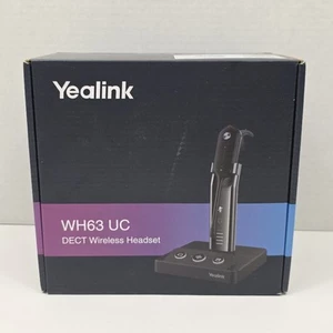 Yealink WH63 UC DECT Wireless Headset, Mono Single Ear Office Headset, Brandneu - Bild 1 von 5