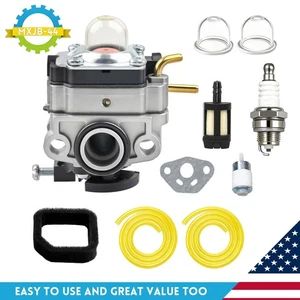 Carburador Carburador para Troy Bilt TB525EC TB575EC 753-06220 Kit de afinación de recortadora - Imagen 1 de 14