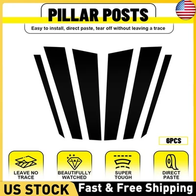 6 piezas postes de pilar puerta ventana moldura para Mercedes Benz ML350 ML550 W164 2006-2011 Foto 1 de 4