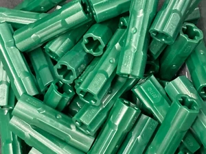 20 New LEGO Dark Green Technic, Axle Connector 3L 26287 - Picture 1 of 1