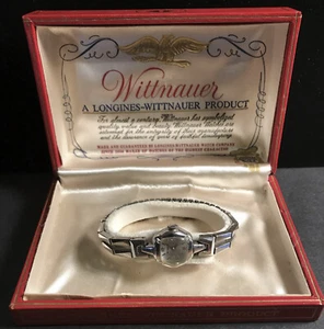 LONGINES WITTNAUER Watch 10K RGP White Gold Rare Vintage Ladies Working Wrist - Picture 1 of 10