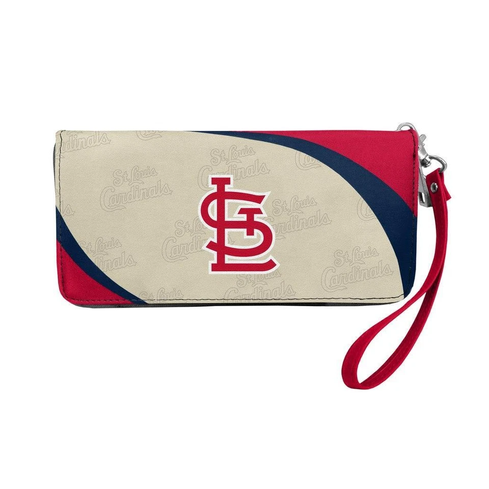 St Louis Cardinals Curve Style Wallet Organizer [NEW] MLB Bag Purse Money Check - Image 1 of 1