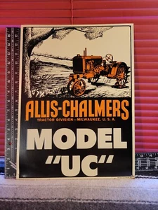Allis Chalmers UC Metal Sign - Picture 1 of 4