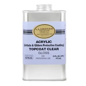 L.A. Gold Leaf - Acrylic Topcoat Gloss (Outdoor/Indoor Use) 16oz. - Picture 1 of 1