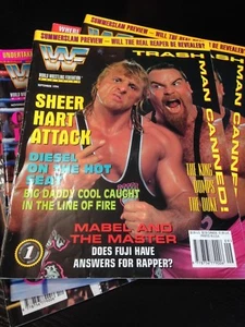 WWF WWE Magazine SEPTEMBER 1994 - Owen Hart Anvil Cover + Merchandise Catalog - Picture 1 of 3