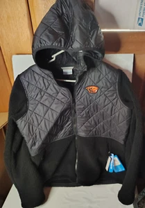 Oregon State Beavers Columbia quilted / fleece hooded jacket womens - Picture 1 of 17