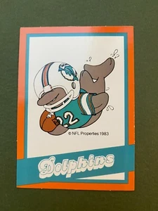 MIAMI DOLPHINS - 1983 NFL Properties AVON Huddles Football Team Card - Picture 1 of 4