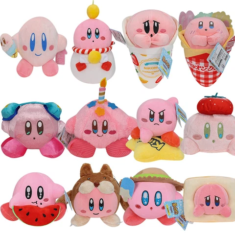 8" Kirby Super Star Cute Plush Toys Soft Pink Kirby Stuffed Doll Birthday Gifts Cover