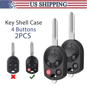 2 Replacement For 2007 2008 2009 2010 2011 Ford Escape Key Case Shell Fob Remote - Bild 1 von 11