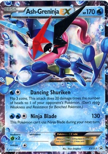 Pokemon Juego de Cartas Coleccionables Ash-Greninja EX (DE GRAN TAMAÑO) XY133 Jumbo Cartas Holo - Imagen 1 de 2
