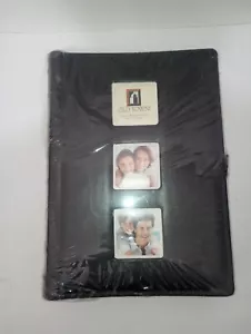 Old Town Bonded Leather 2-Pack Photo Albums, Cover Windows hold 3"x3" Photos! - Picture 1 of 4