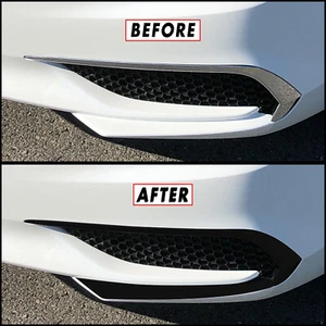 Blackout cromado eliminación para Acura TLX 2018-2020 ajuste lateral parachoques delantero y divisor - Imagen 1 de 3