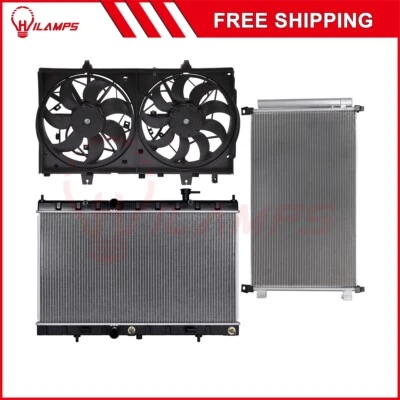 For 2014-2018 Nissan Rogue Electric Radiator Condenser Cooling Fan Kit - Изображение 1 из 4